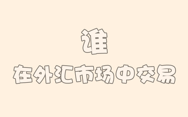 外汇交易入门：谁在外汇市场中交易（第3课）